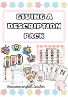 Vorschau - Spiele - EINE BESCHREIBUNG ABGEBEN (MÜNDLICHE UND SCHRIFTLICHE FÄHIGKEITEN) - Deckblatt