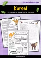 Vorschau - Arbeitsblätter - Kamel Materialpaket - 3 für 2 Sparpaket - Deckblatt