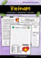 Vorschau - Arbeitsblätter - Vietnam - 3 für 2 Sparpaket - Materialpaket - Deckblatt