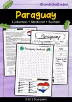 Vorschau - Arbeitsblätter - Paraguay - 3 für 2 Sparpaket - Materialpaket - Deckblatt