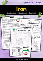 Vorschau - Arbeitsblätter - Iran - 3 für 2 Sparpaket - Materialpaket - Deckblatt