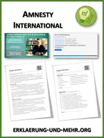Vorschau - Arbeitsblätter - Amnesty Interational (Materialpaket) - Deckblatt