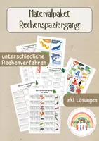 Vorschau - Arbeitsblätter - Materialpaket Rechenspaziergang - Deckblatt