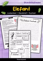 Vorschau - Spiele - Elefant Materialpaket - 3 für 2 Sparpaket - Deckblatt