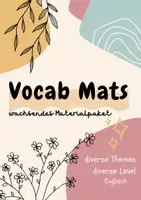 Vorschau - Arbeitsblätter - Word Mats - Speaking Mats Wachsendes Paket - Deckblatt