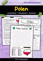 Vorschau - Arbeitsblätter - Polen - 3 für 2 Sparpaket - Materialpaket - Deckblatt