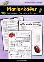 Vorschau - Arbeitsblätter - Marienkäfer Materialpaket - Sparpaket - Deckblatt