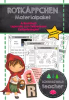 Vorschau - Arbeitsblätter - Märchenpaket Rotkäppchen - Deckblatt