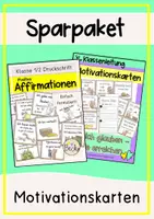 Vorschau - Merkblätter - Sparpaket Motivationskarten - Deckblatt