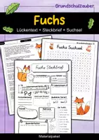 Vorschau - Arbeitsblätter - Fuchs Materialpaket - 3 für 2 Sparpaket - Deckblatt