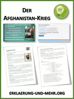 Vorschau - Arbeitsblätter - Der Aufghanistankrieg (Materialpaket) - Deckblatt