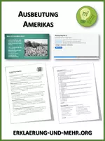 Vorschau - Arbeitsblätter - Ausbeutung Amerikas (Materialpaket) - Deckblatt
