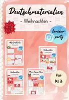 Vorschau - Arbeitsblätter - Deutschmaterialien: Weihnachten (Kl. 3) - Deckblatt