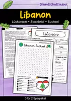 Vorschau - Arbeitsblätter - Libanon - 3 für 2 Sparpaket - Materialpaket - Deckblatt