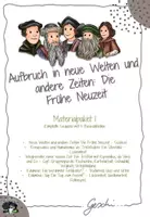 Vorschau - Arbeitsblätter - UR7 Aufbruch in neue Welten und andere Zeiten: Die Frühe Neuzeit - Materialpaket 1: Einführung und Entdecker (1.-10. Stunde) - inkl. Lösungen - Deckblatt