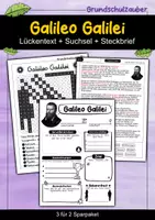 Vorschau - Arbeitsblätter - Galileo Galilei - Sparpaket - Materialpaket - Deckblatt