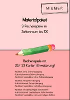 Vorschau - Spiele - Rechenspiele - ZR100 - Addition Subtraktion - Materialpaket - MrAndMrsP - Deckblatt