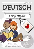 Vorschau - Mal- und Bastelvorlagen - Komplettpaket "Deutsch" - Deckblatt