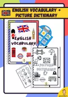 Vista previa - Hojas de trabajo - Pack: English Vocabulary book + Picture Dictionary to colour - Portada