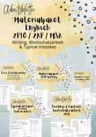 Vorschau - Stundenentwürfe - Materialpaket: Abschlussprüfung Englisch - ZP10 ZAP MSA - Deckblatt