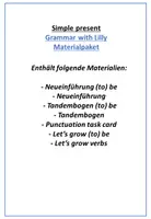 Vorschau - Arbeitsblätter - Materialpaket simple present - Deckblatt