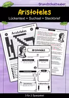 Vorschau - Arbeitsblätter - Aristoteles - 3 für 2 Sparpaket - Materialpaket - Deckblatt