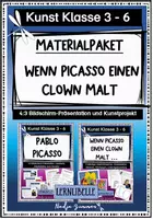 Vorschau - Unterrichtsreihen - Materialpaket - Wenn Picasso einen Clown malt - Deckblatt