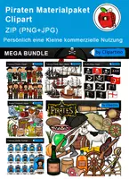 Vorschau - Experimente - Das goldene Zeitalter der Piraten set Cliparts - Deckblatt