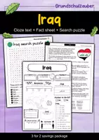 Vorschau - Arbeitsblätter - Iraq - 3 for 2 savings package - Material package (English) - Deckblatt