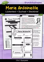 Vorschau - Arbeitsblätter - Marie Antoinette - Sparpaket - Materialpaket - Deckblatt