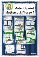 Vorschau - Arbeitsblätter - Materialpaket Mathematik Klasse 1 - Deckblatt