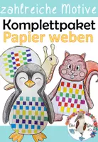 Vorschau - Unterrichtsreihen - Komplettpaket - Papier weben - Kunst - Deckblatt