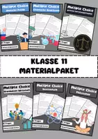 Vorschau - Arbeitsblätter - Großes Klasse 11 Materialpaket Bundle - Deckblatt