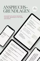 Vorschau - Stundenentwürfe - Materialpaket: Anspruchsgrundlagen im Zivilrecht - Deckblatt