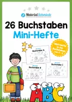 Vorschau - Arbeitsblätter - Bundle: 26 Mini-Hefte zu den Buchstaben A-Z - Deckblatt