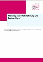 Vorschau - Arbeitsblätter - Materialpaket Wahrnehmung und Beobachtung - Deckblatt