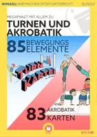 Vorschau - Unterrichtsreihen - Mega-Paket Turnen und Akrobatik - Deckblatt