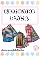 Vista previa - Refuerzo / NEE / Materiales de apoyo - KEYCHAINS PACK 3X2 - Portada
