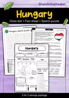 Vorschau - Arbeitsblätter - Hungary - 3 for 2 savings package - Material package (English) - Deckblatt