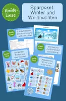 Vorschau - Arbeitsblätter - Material: Weihnachten und Winter (Sparpaket) - Deckblatt