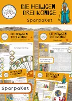 Vorschau - Arbeitsblätter - Die Heiligen Drei Könige - Sparpaket - Deckblatt