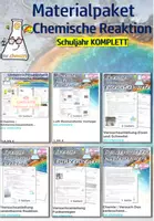 Vorschau - Stundenentwürfe - Materialpaket komplettes Schuljahr für Chemie Klasse 8 - Deckblatt