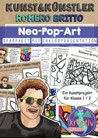 Vorschau - Arbeitsblätter - Materialpaket: Romero Britto - Kunst: Neo Pop Art kennenlernen - Deckblatt