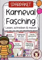 Vorschau - Unterrichtsreihen - SPARPAKET Karneval / Fasching - Deckblatt