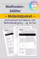 Vorschau - Arbeitsblätter - Materialpaket Extremwertprobleme mit Nebenbedingung - Deckblatt