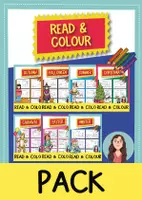 Vista previa - Manualidades / Dibujos para colorear - Read and colour - ejercicios para clases de inglés - Portada
