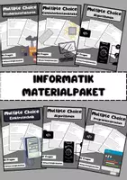 Vorschau - Arbeitsblätter - Großes Informatik Materialpaket Bundle - Deckblatt