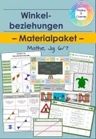 Vorschau - Arbeitsblätter - Materialpaket Winkelbeziehungen - Deckblatt