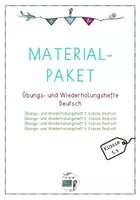 Vorschau - Arbeitsblätter - Materialpaket Übungs- und Wiederholungshefte Deutsch 1.-4. Klasse - Deckblatt