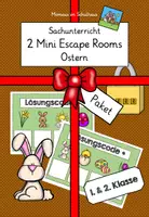 Vorschau - Arbeitsblätter - Materialpaket: Mini Escape Rooms Ostern 1. und 2. Klasse - Deckblatt